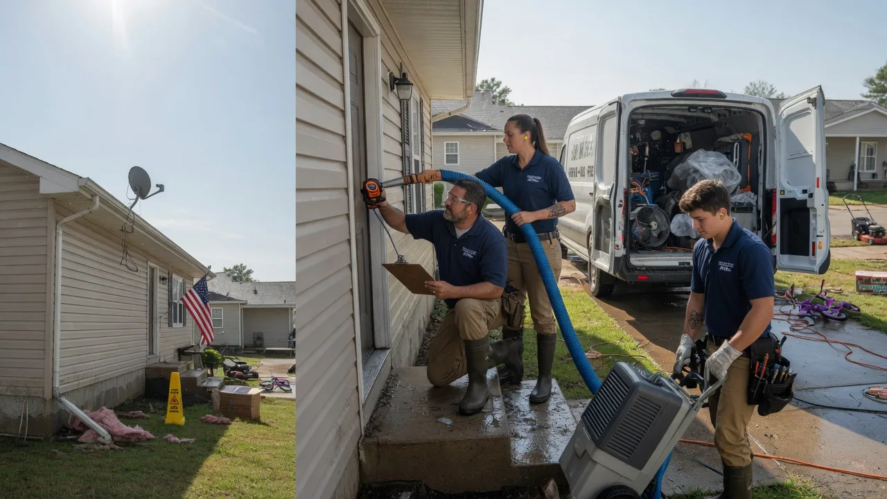 Ceiling Water Damage Restoration in Milnor, ND near me